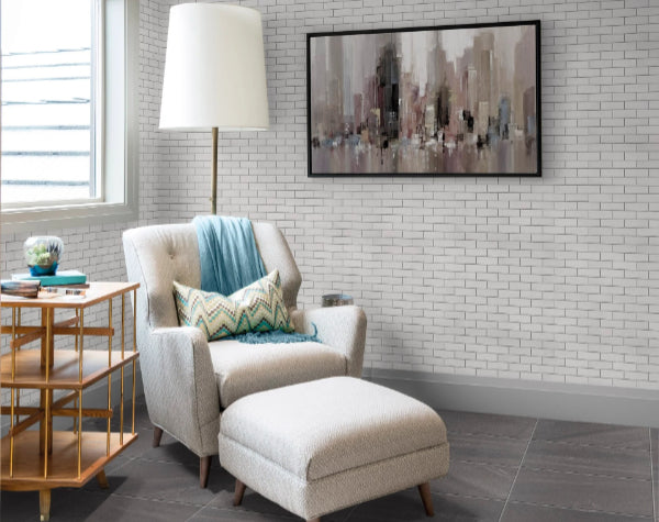 Living Room | Adrock Shadow Porcelain Tile