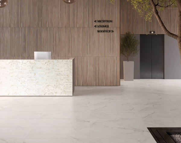 Front Desk | Apuano Oro Porcelain Tile