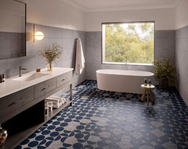 Bathroom | Norian Ash Porcelain Tile