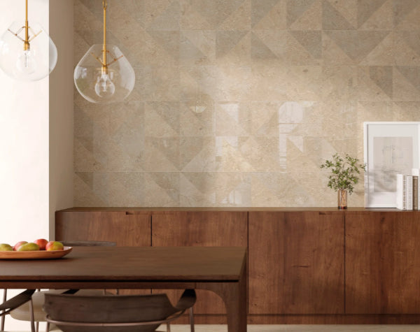 Dining Room | Norian Sand Porcelain Tile