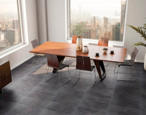 Dining Room | St Croix Flint Porcelain Tile