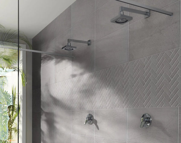 Bathroom | St Martin Silver Porcelain Tile