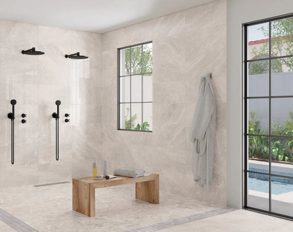 Bathroom | Storm White Porcelain Tile