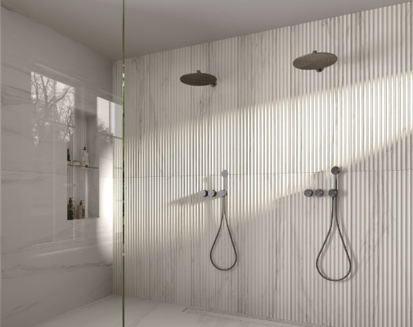 Bathroom | Charleston Graffi Porcelain Tile