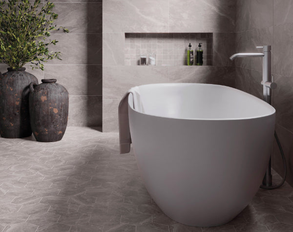 Bathroom | Storm Grey Porcelain Tile