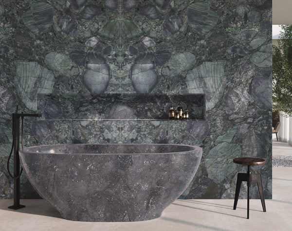 Bathroom | Emerald Green Quartzite Slab