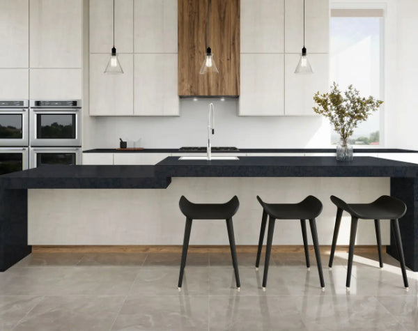 Kitchen | Black Rock Cambria-Quartz Slab