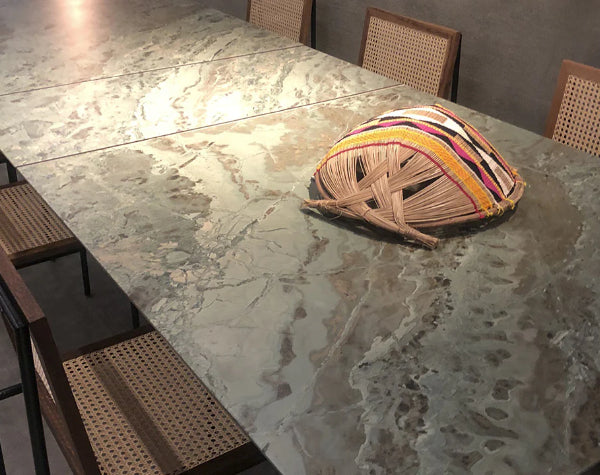 Countertop | Green Bamboo Quartzite Slab