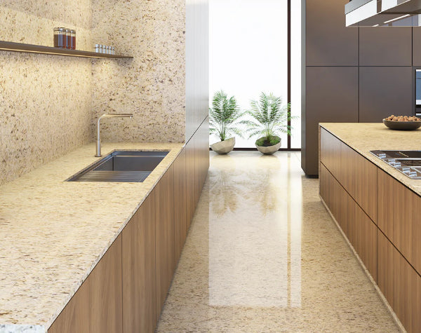 Kitchen | Giallo Ornamental Granite Slab