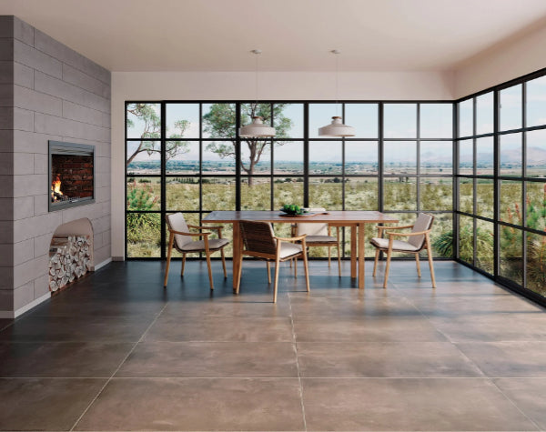 Dining Room | Creta Clay Porcelain Tile