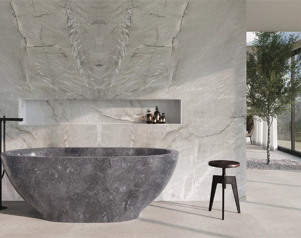 Bathroom | Straciatella Quartzite Slab