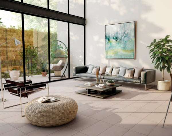 Living Room | Fusion Sand Porcelain Tile