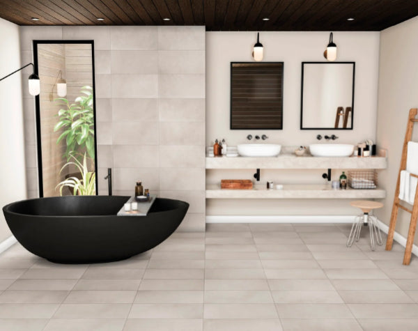 Bathroom | Fusion Greige Porcelain Tile