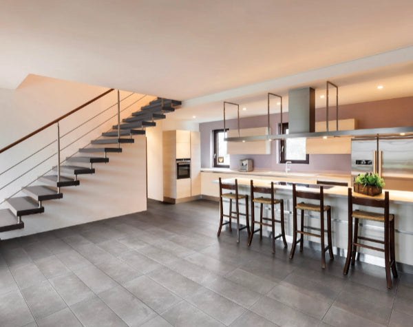 Kitchen | Fusion Silver Porcelain Tile