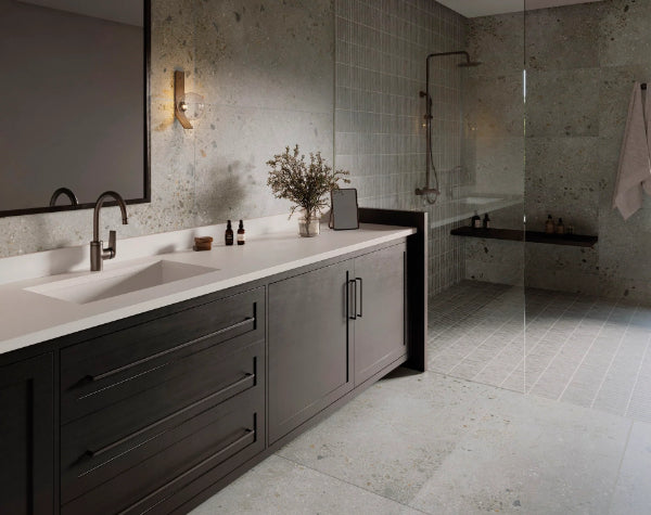 Bathroom | Lab Ash Porcelain Tile