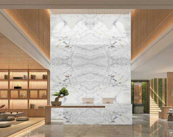 Front Desk | Shadowstorm Marble Slab