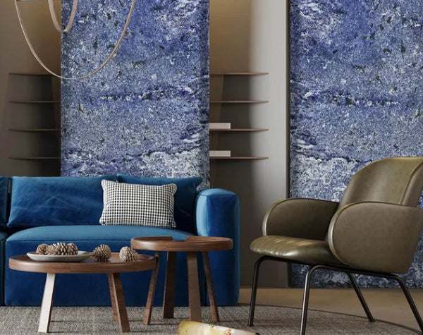 Living Room | Blue Bahia Granite Slab