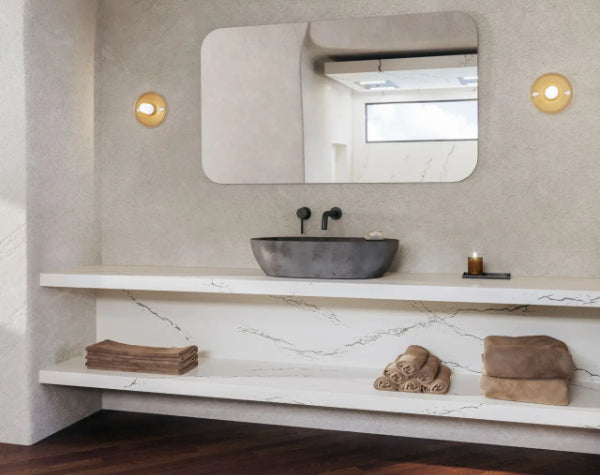 Bathroom | Berkshire Steel Satin Ridge Cambria-Quartz Slab