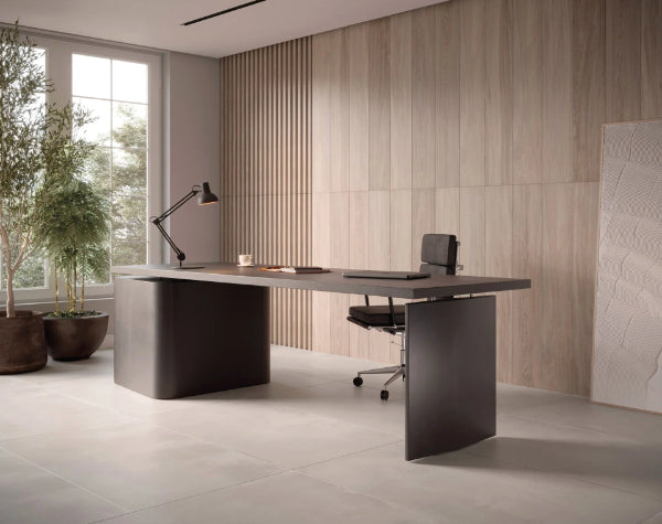 Office | Architech Oak Slat Barrel Porcelain Tile