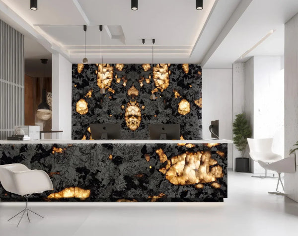 Office | Morium Crystal Quartzite Slab