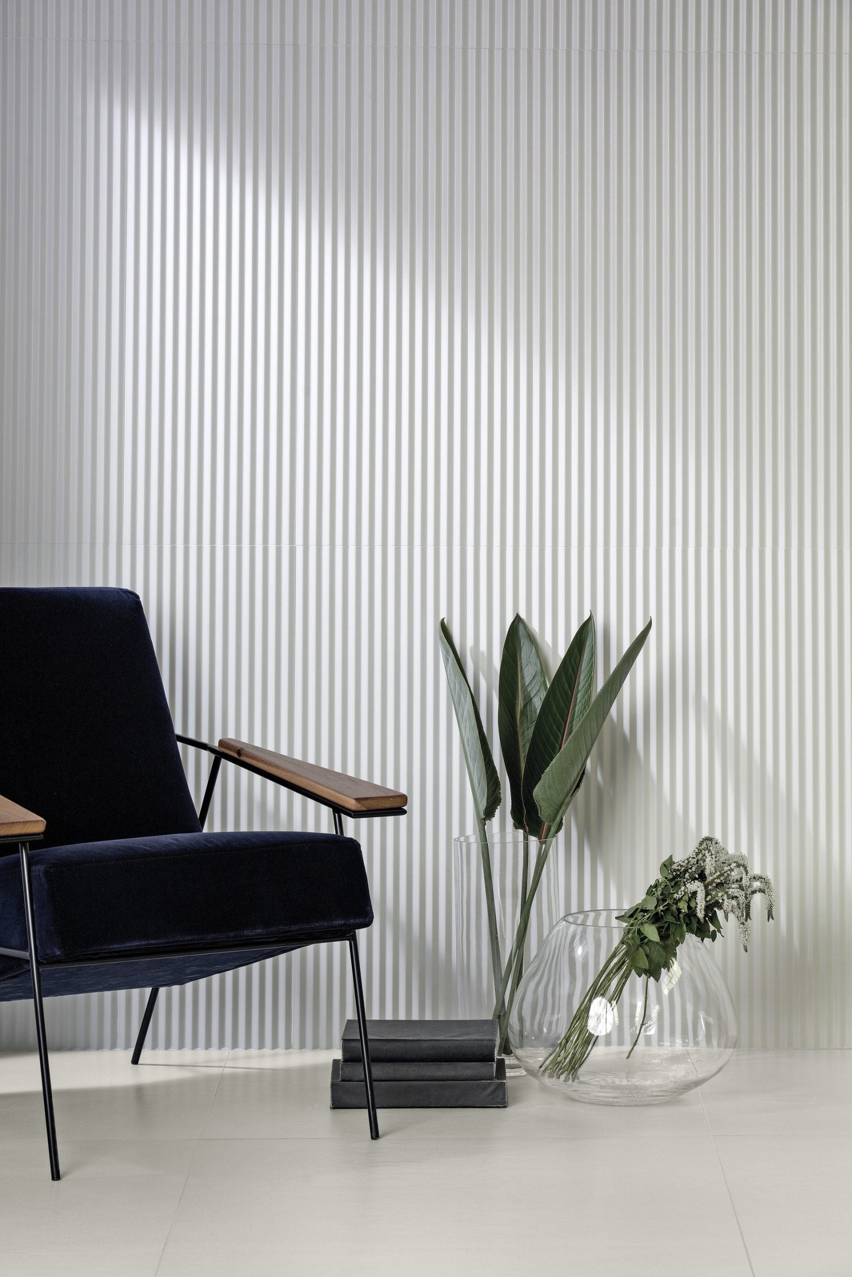 WHITE ZIGZAG Porcelain Tile