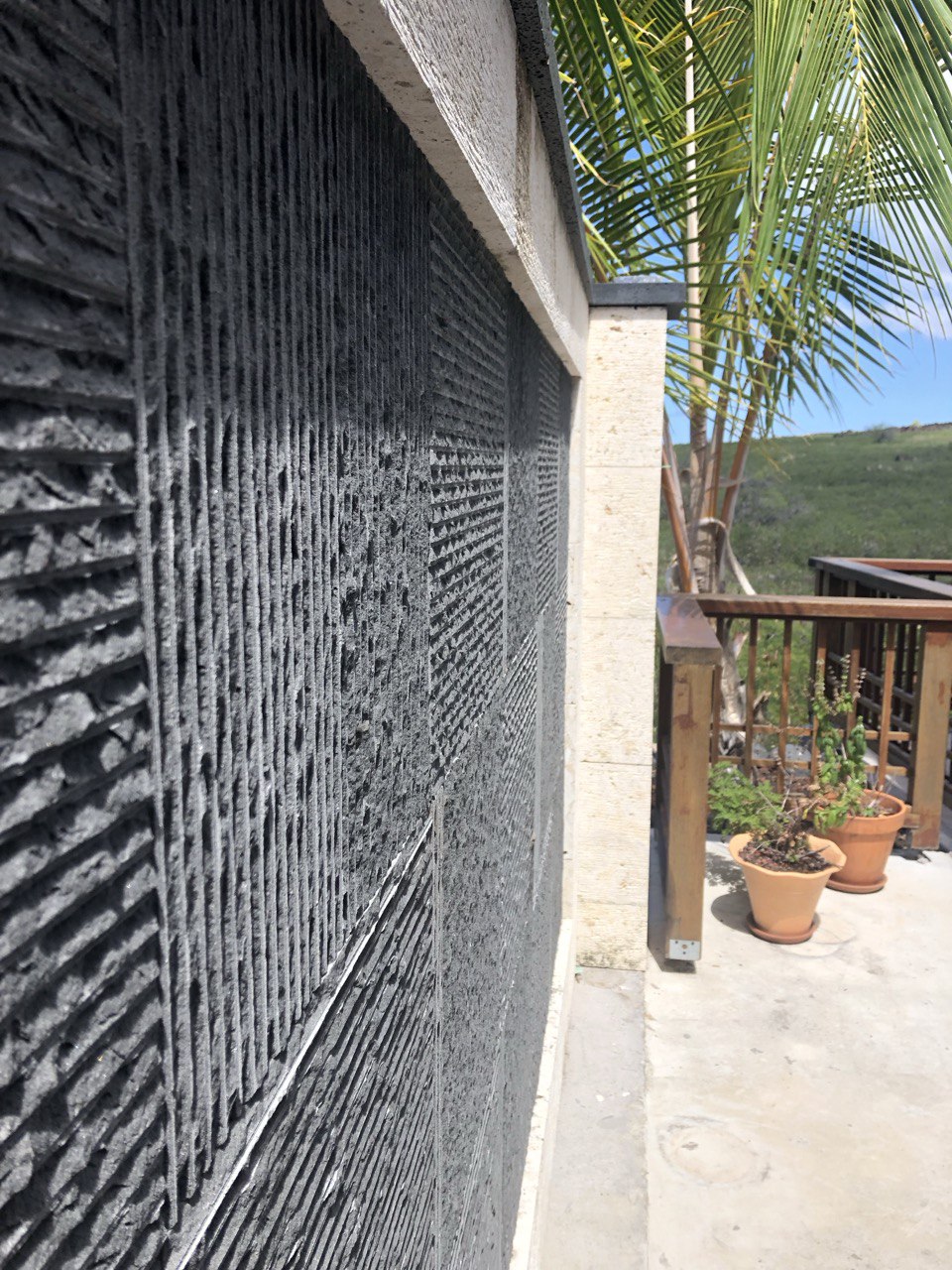 Solid Lava Grey Basalt Wall Veneer Hawaii Stone Imports