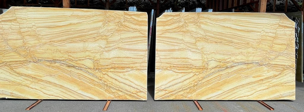 Golden Macaubas Quartzite Slab Hawaii Stone Imports