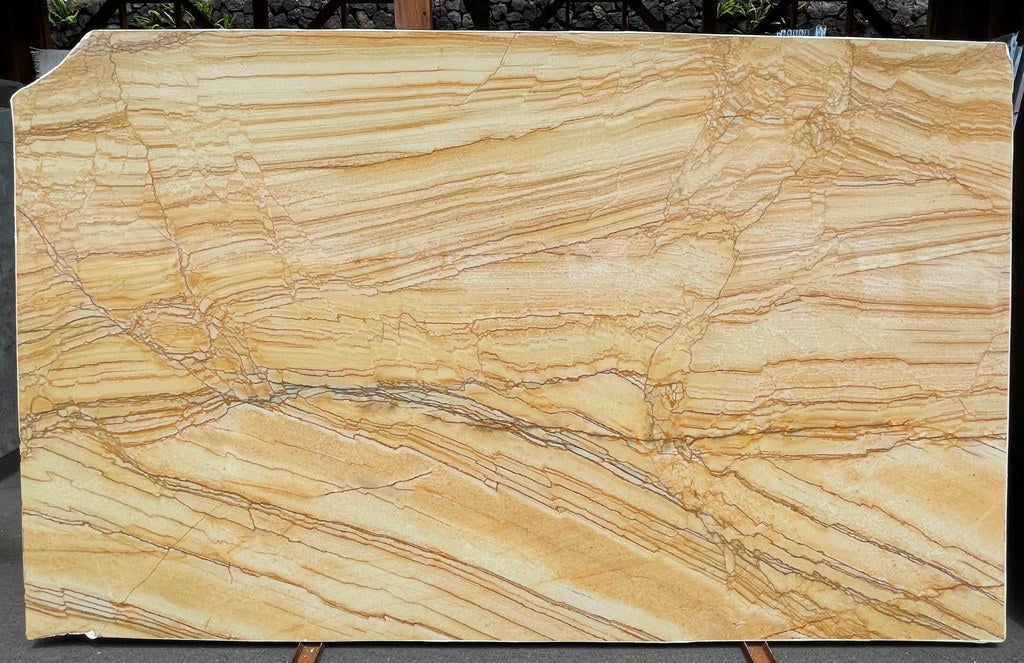 Golden Macaubas Quartzite Slab Hawaii Stone Imports