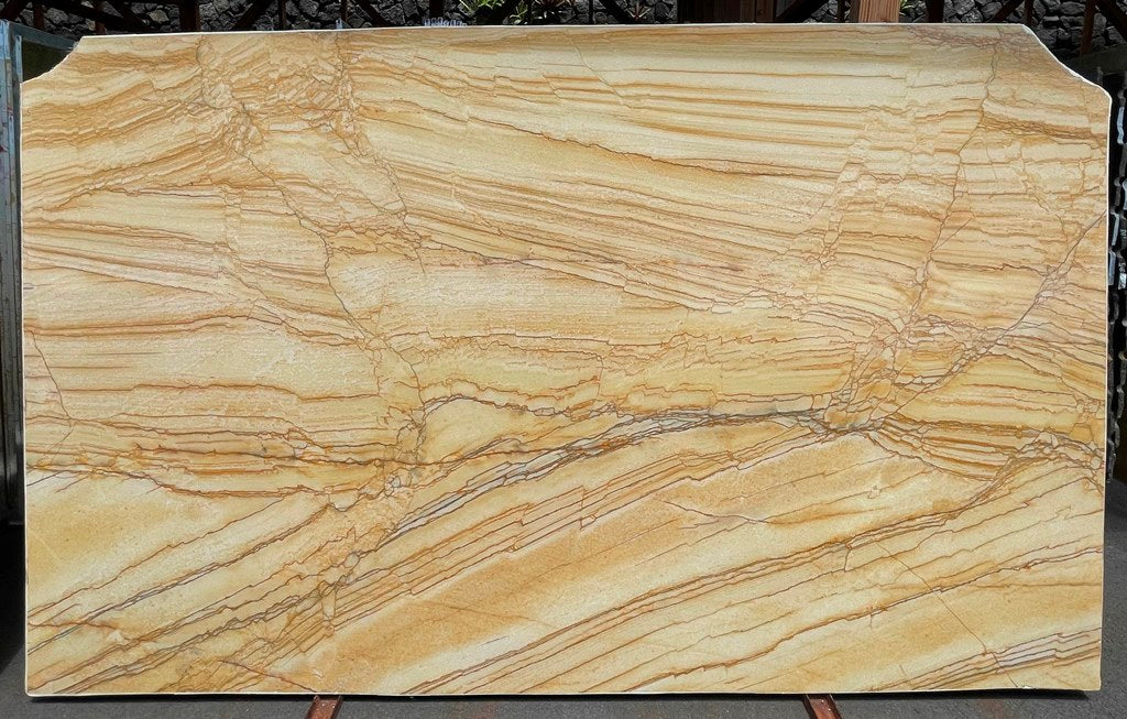 Golden Macaubas Quartzite Slab Hawaii Stone Imports