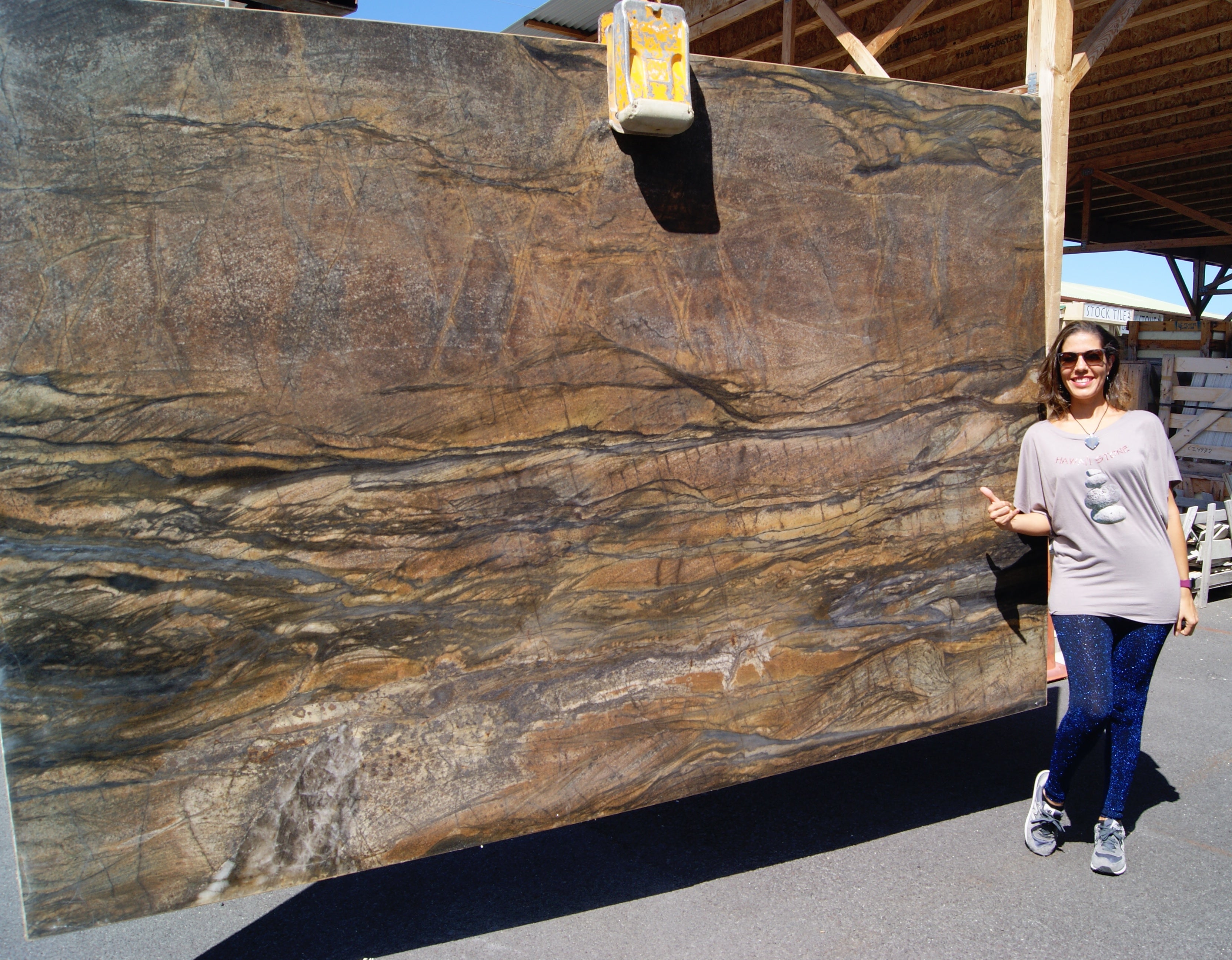 Sandalus Quartzite Slab Hawaii Stone Imports