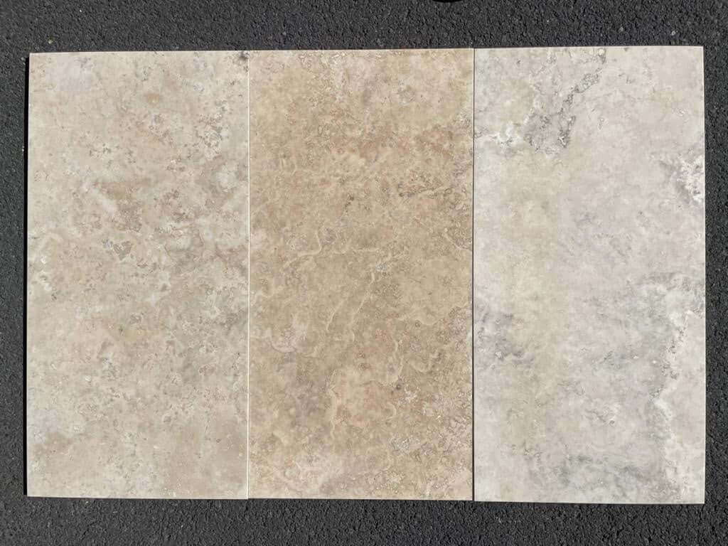 LILAC LIGHT Travertine Honed-FIlled Tile