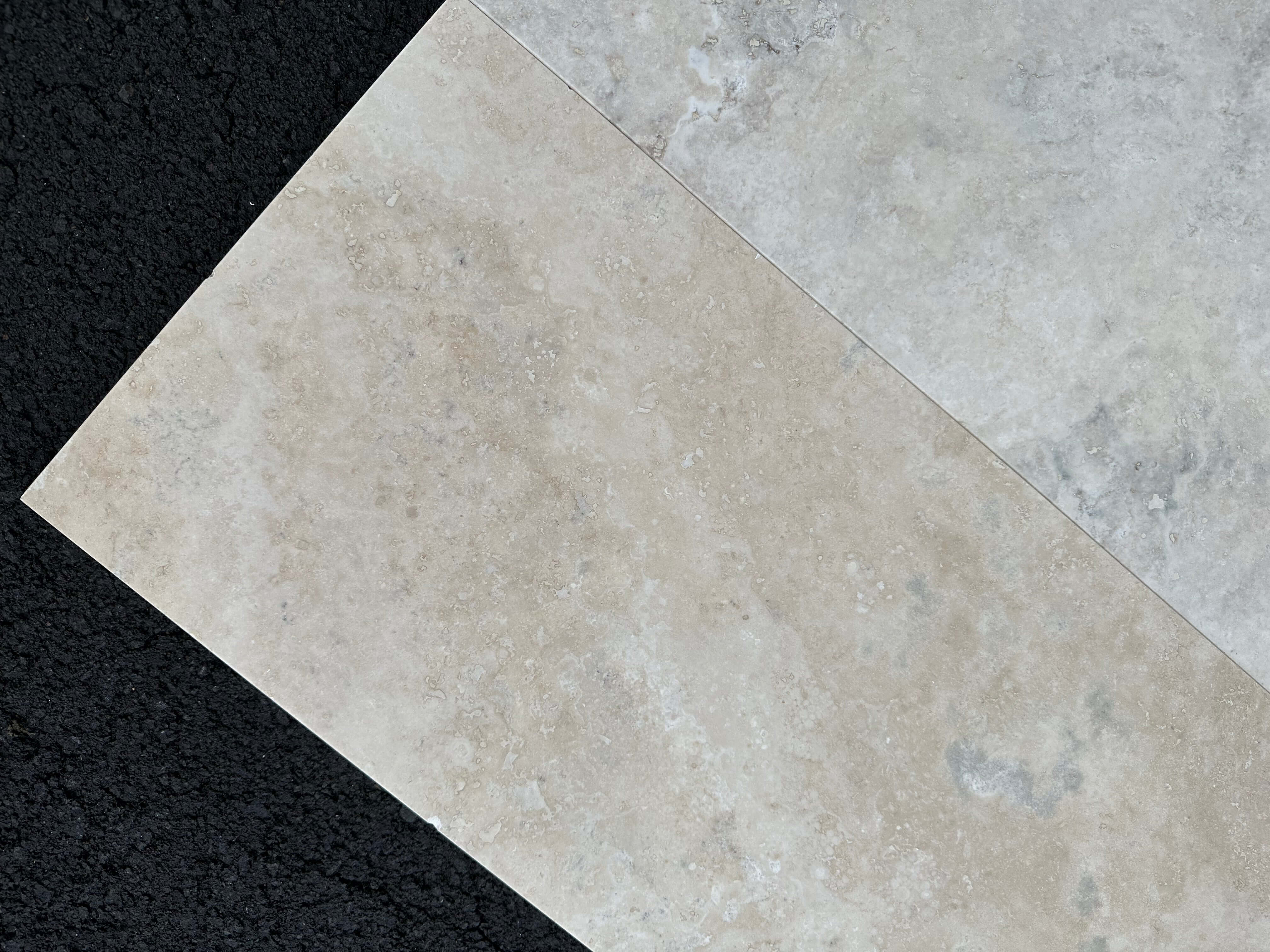 LILAC LIGHT Travertine Honed-FIlled Tile