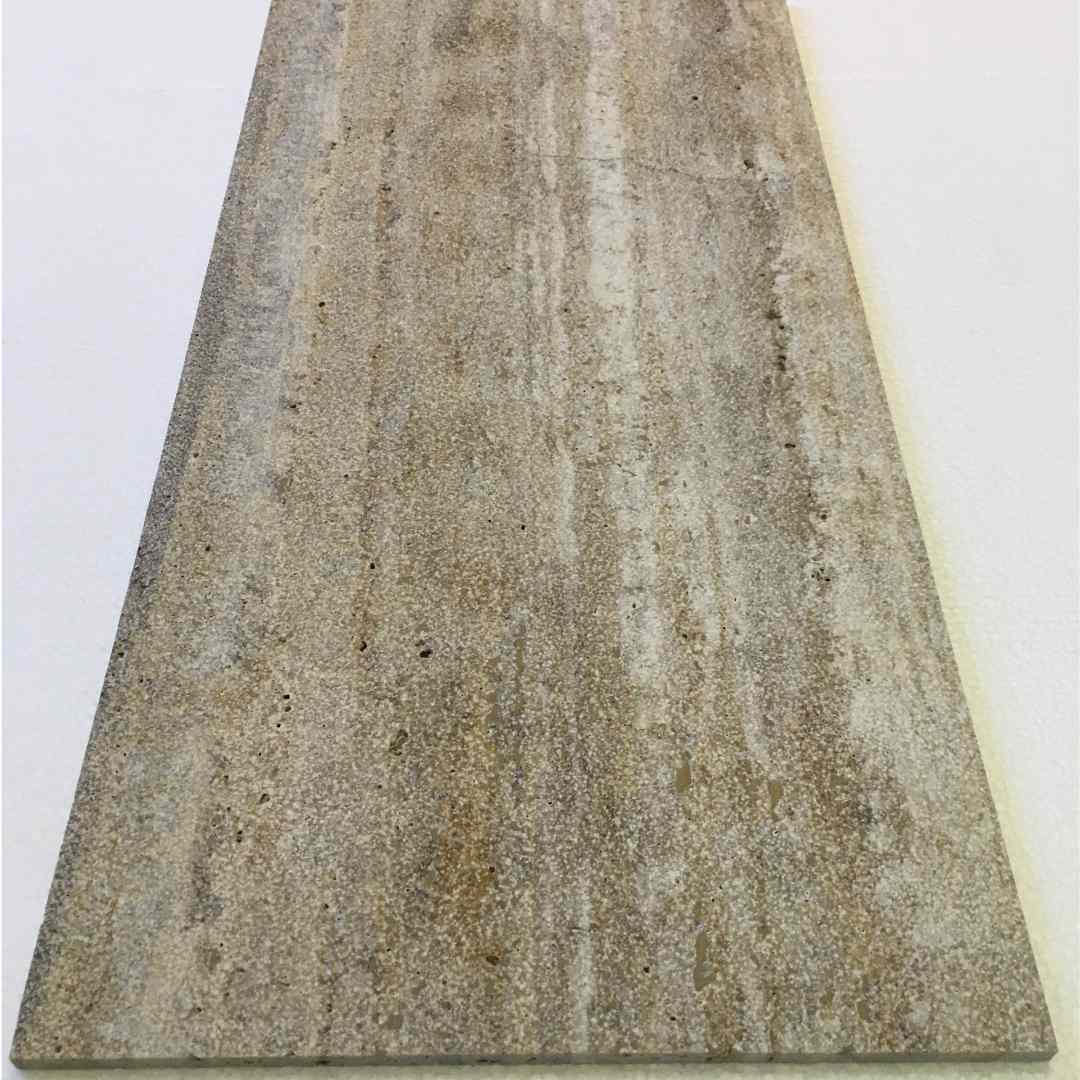 VOLCANO Travertine Bush-Hammered Brushed-Unfilled Tile