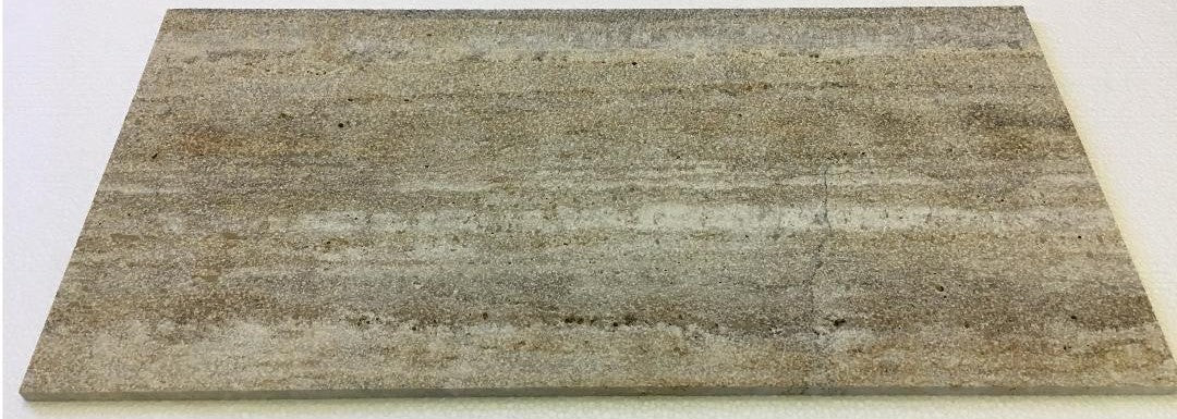 VOLCANO Travertine Bush-Hammered Brushed-Unfilled Tile