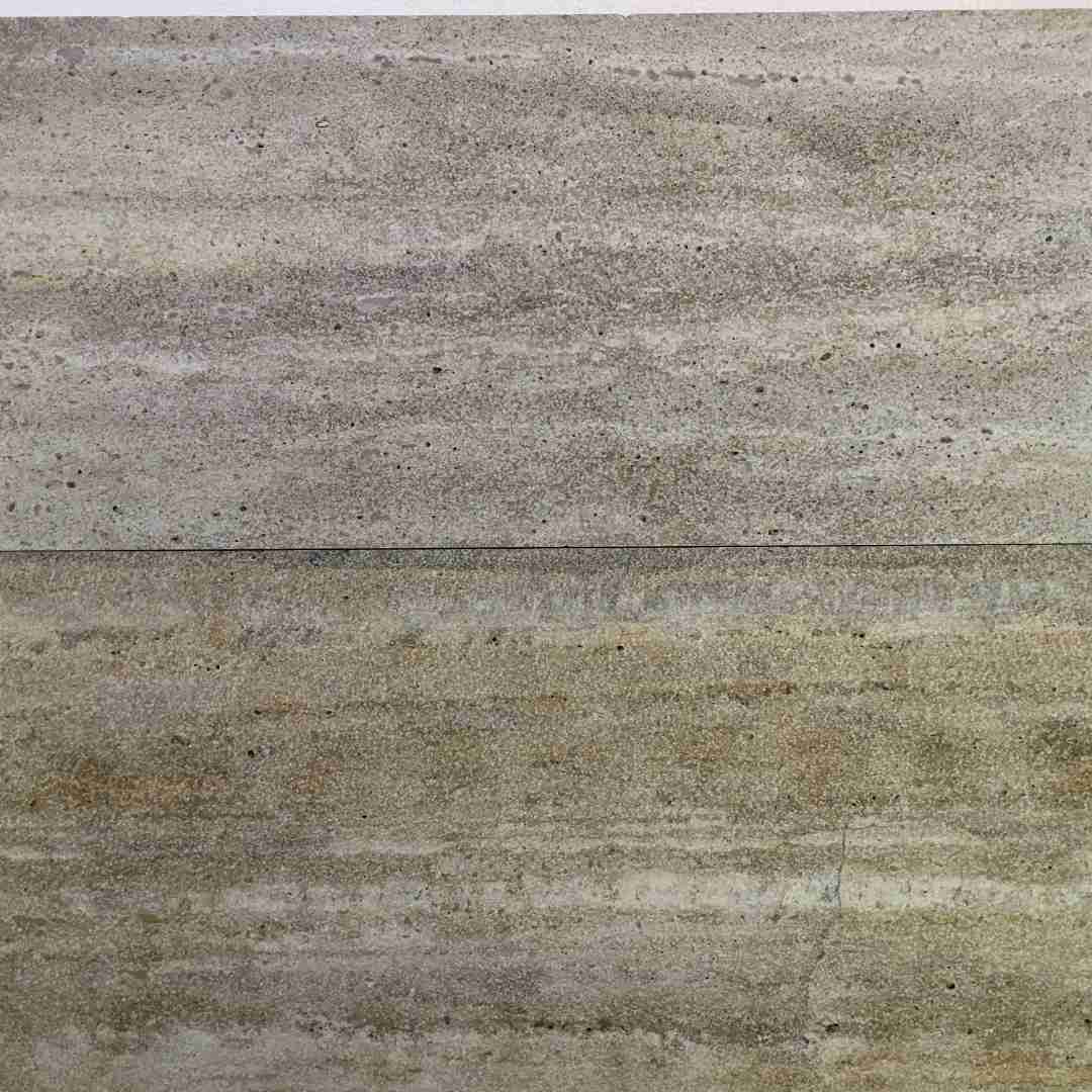 VOLCANO Travertine Bush-Hammered Brushed-Unfilled Tile