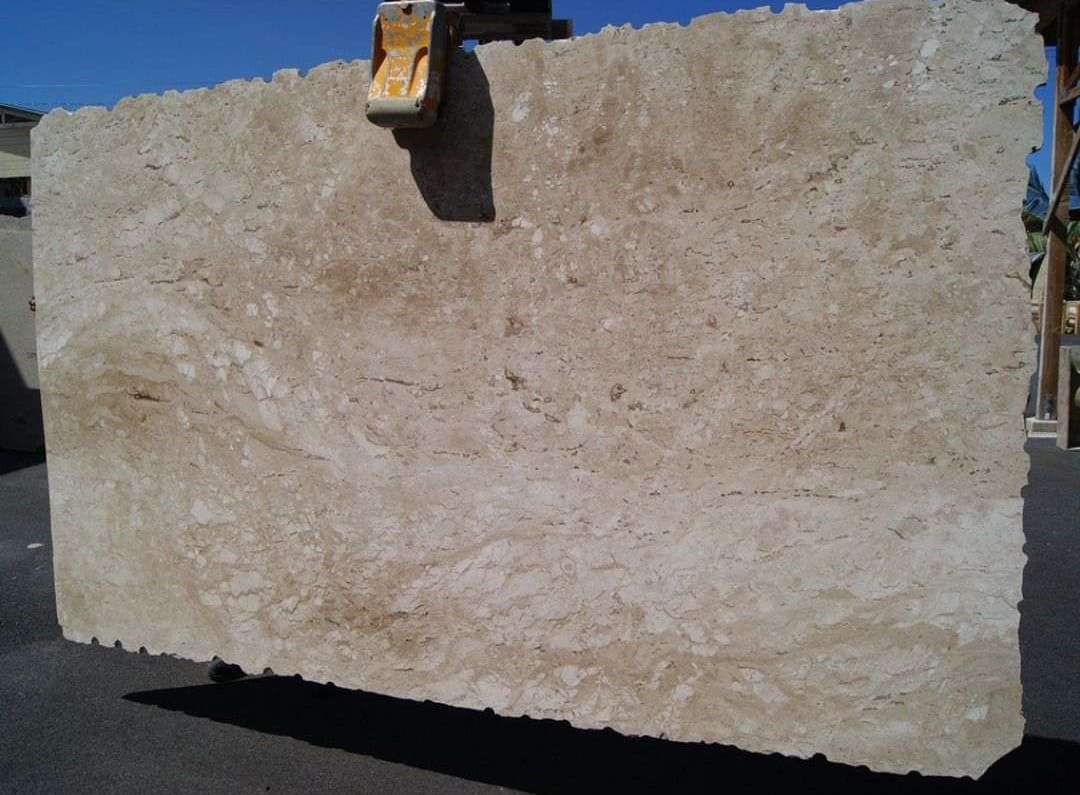 Pine Tree Travertine Slab Hawaii Stone Imports