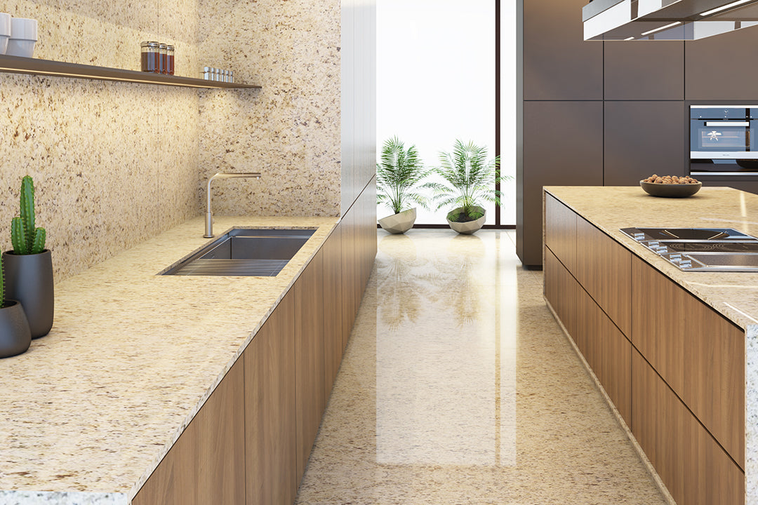 GIALLO ORNAMENTAL Granite Polished Slab