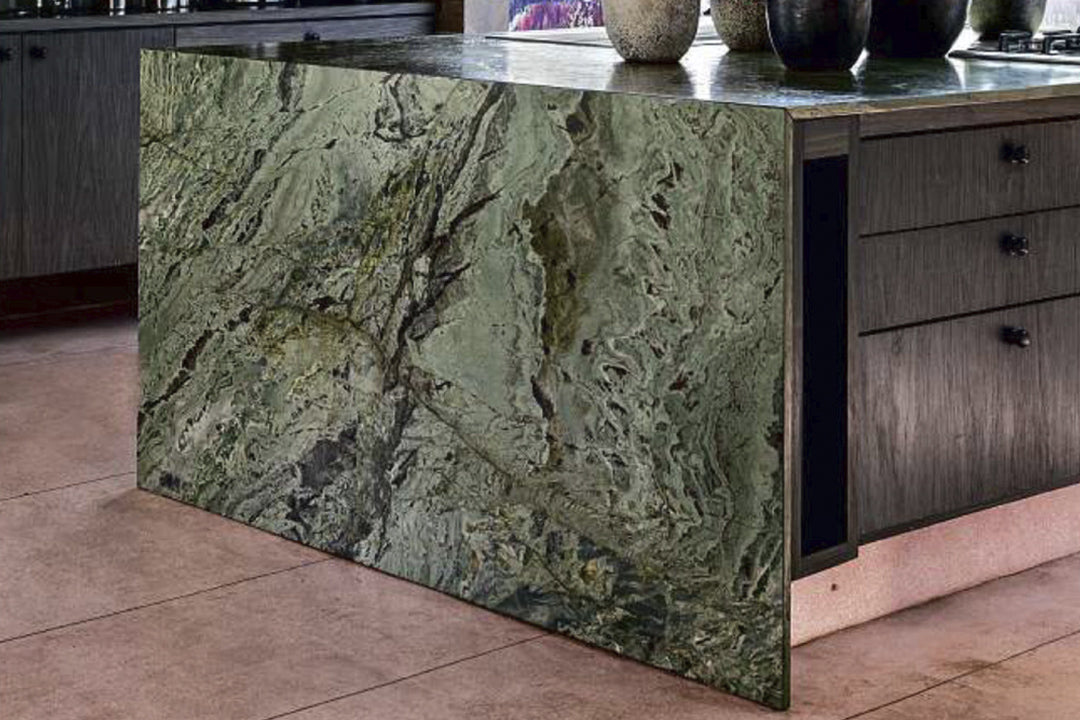 GREEN BAMBOO Quartzite Polished Slab