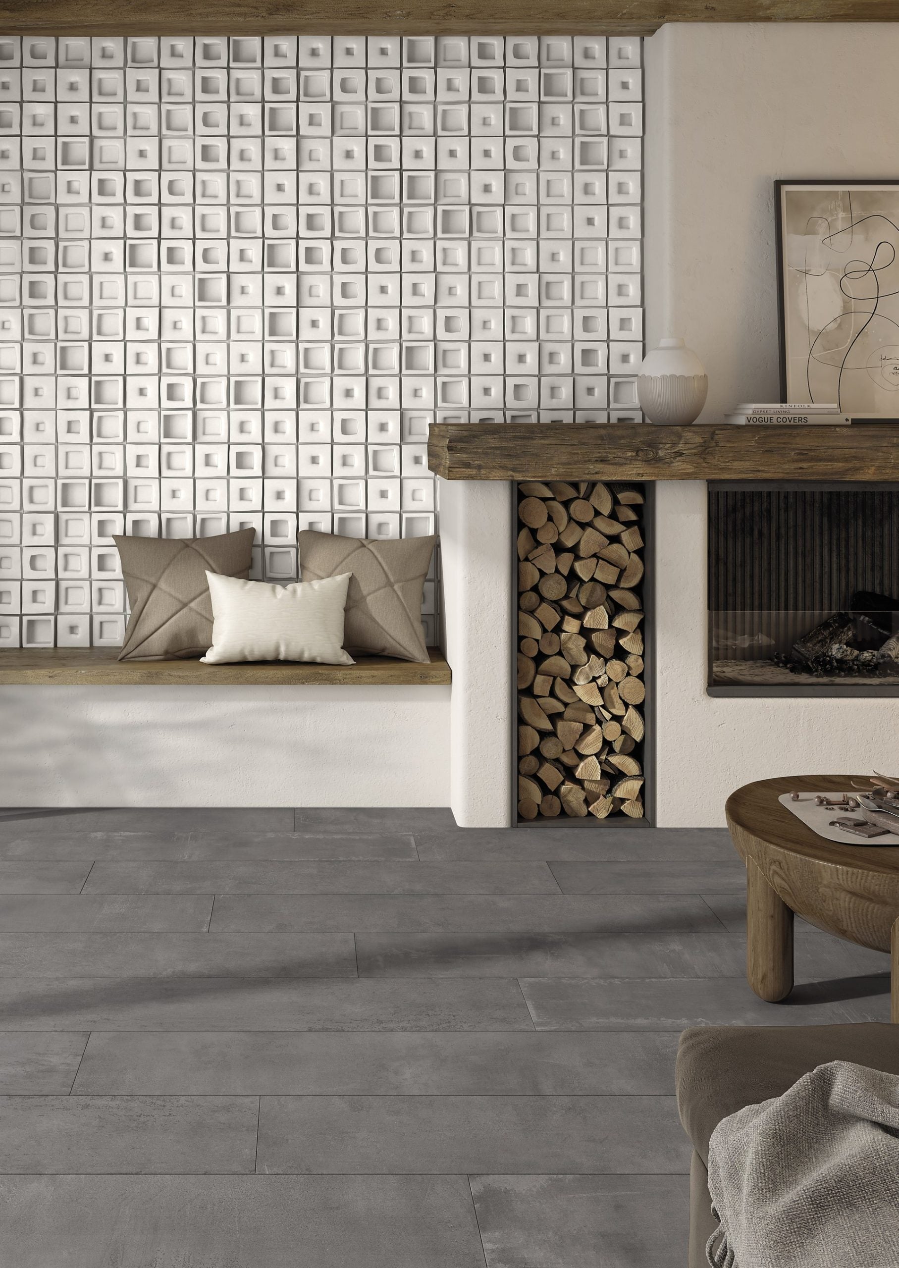 CARVEN WHITE Porcelain Tile