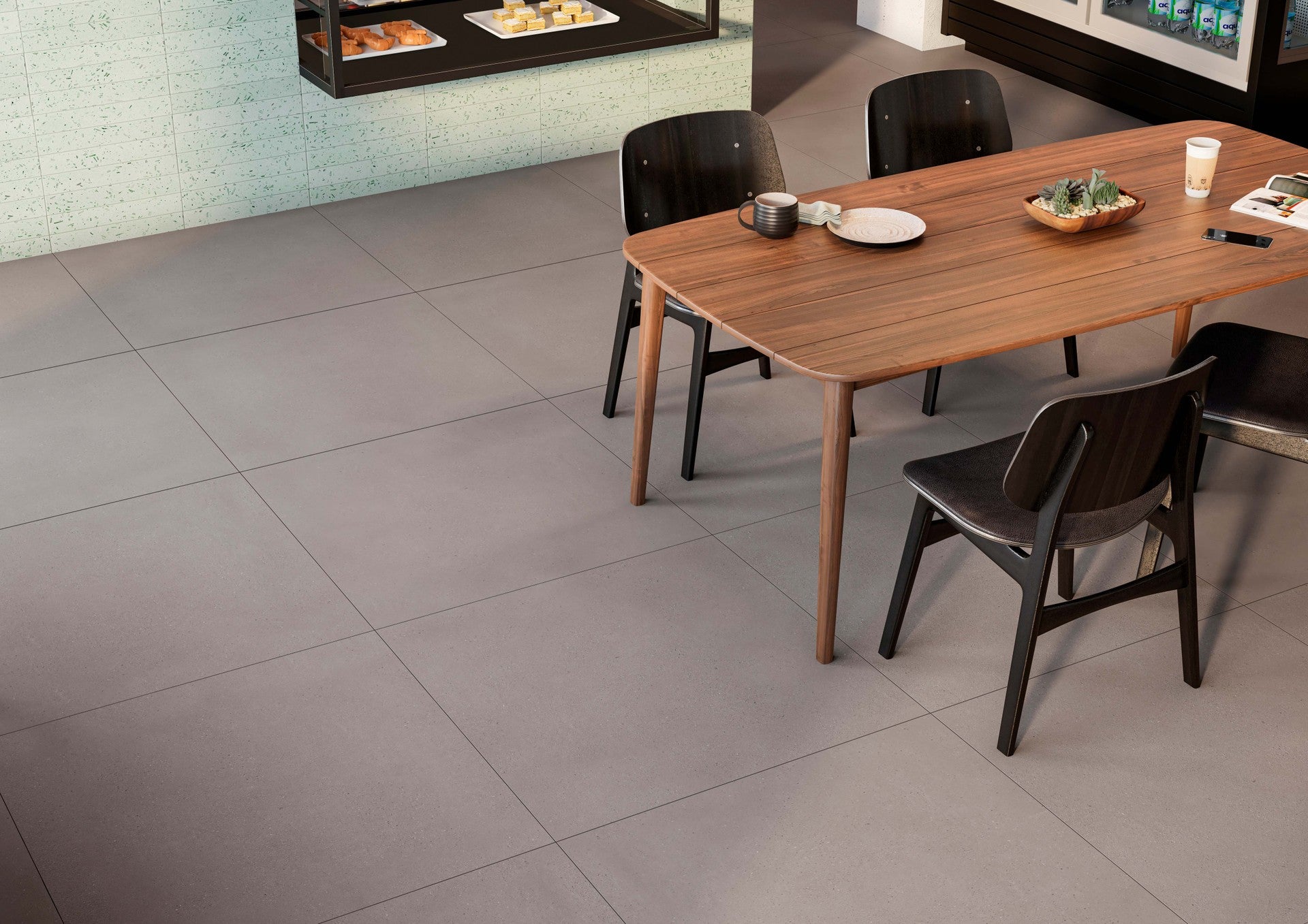 CEMENT BLOCK SMOKE Porcelain Tile