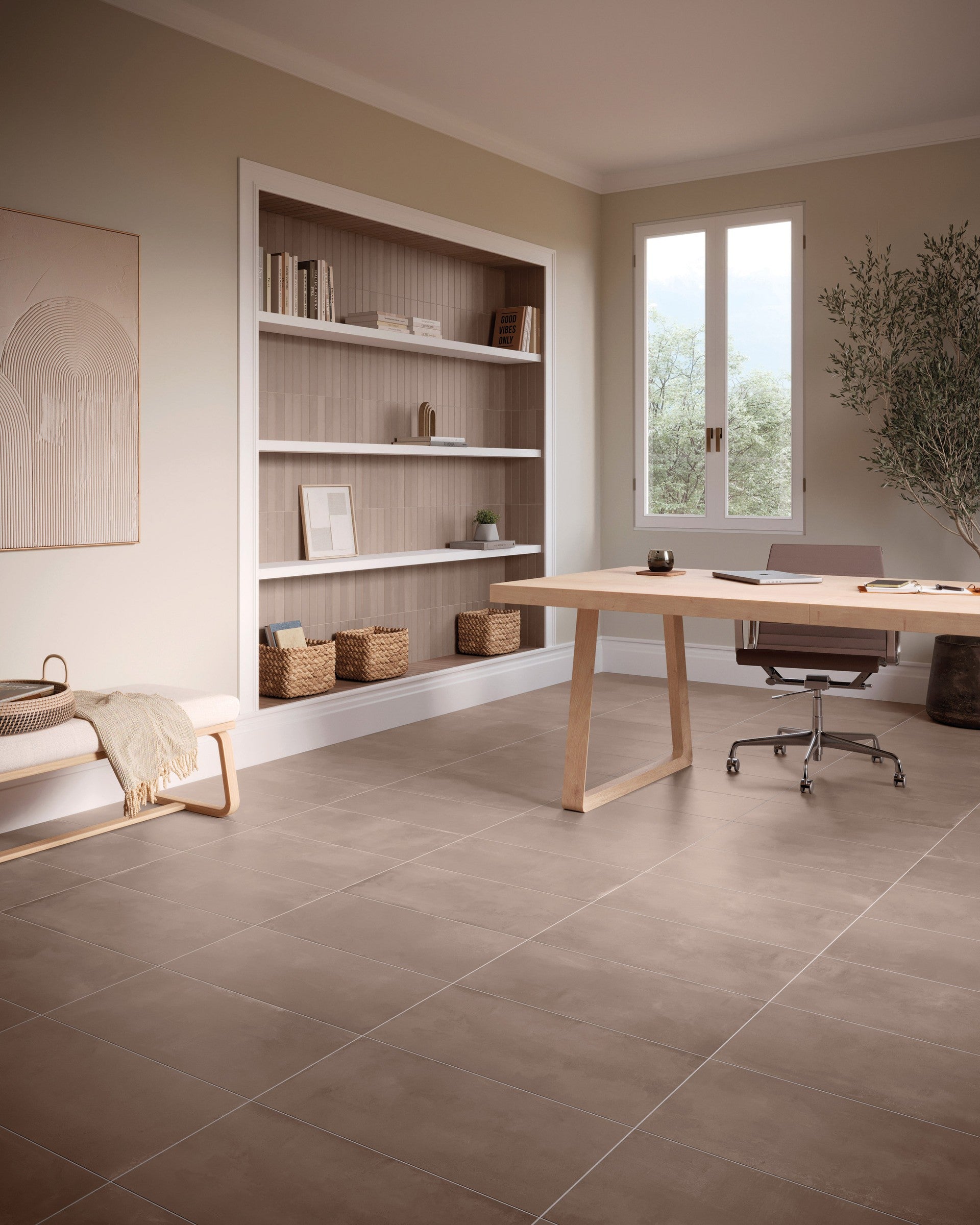 CRETA CLAY Porcelain Tile