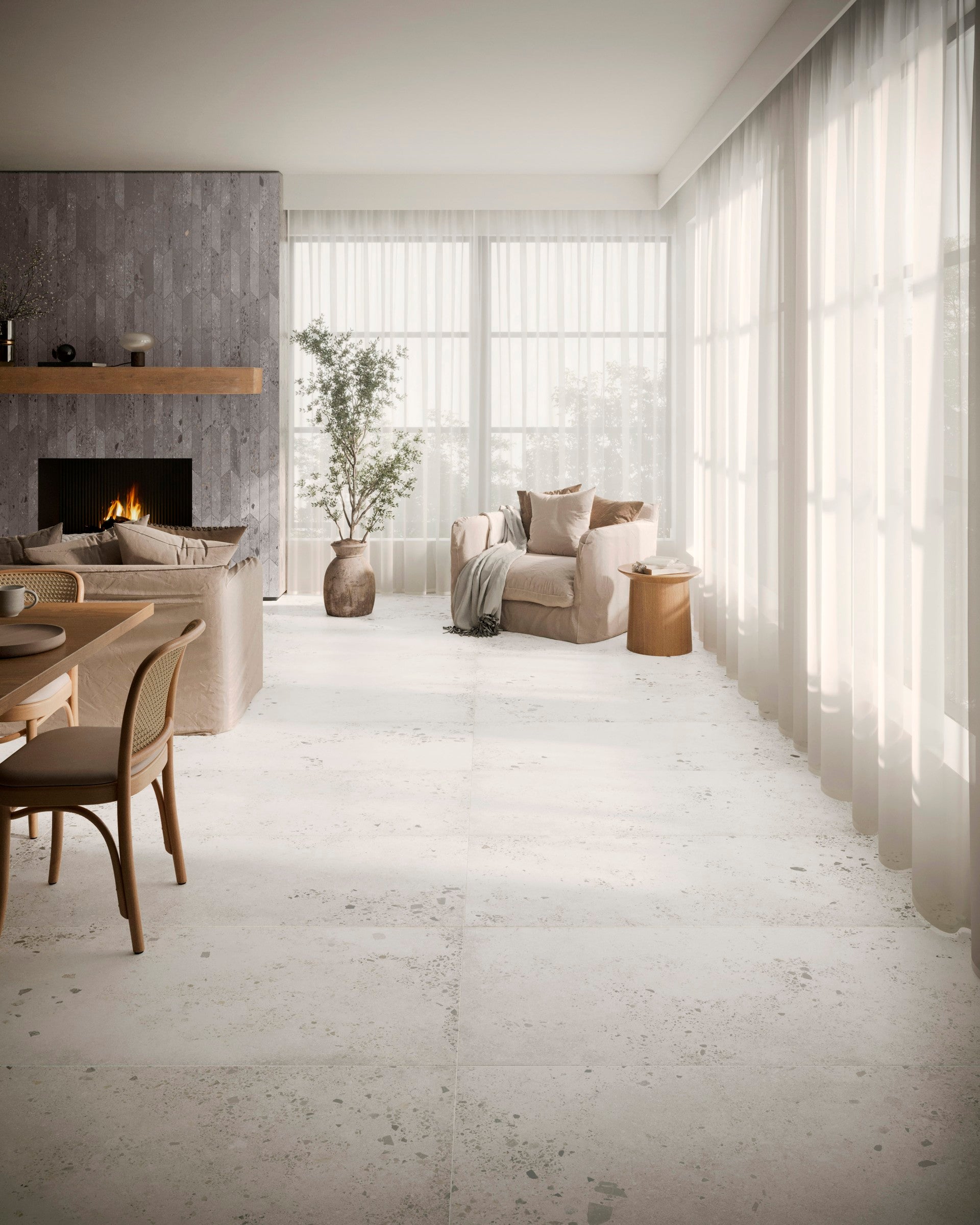 LAB WHITE Porcelain Tile