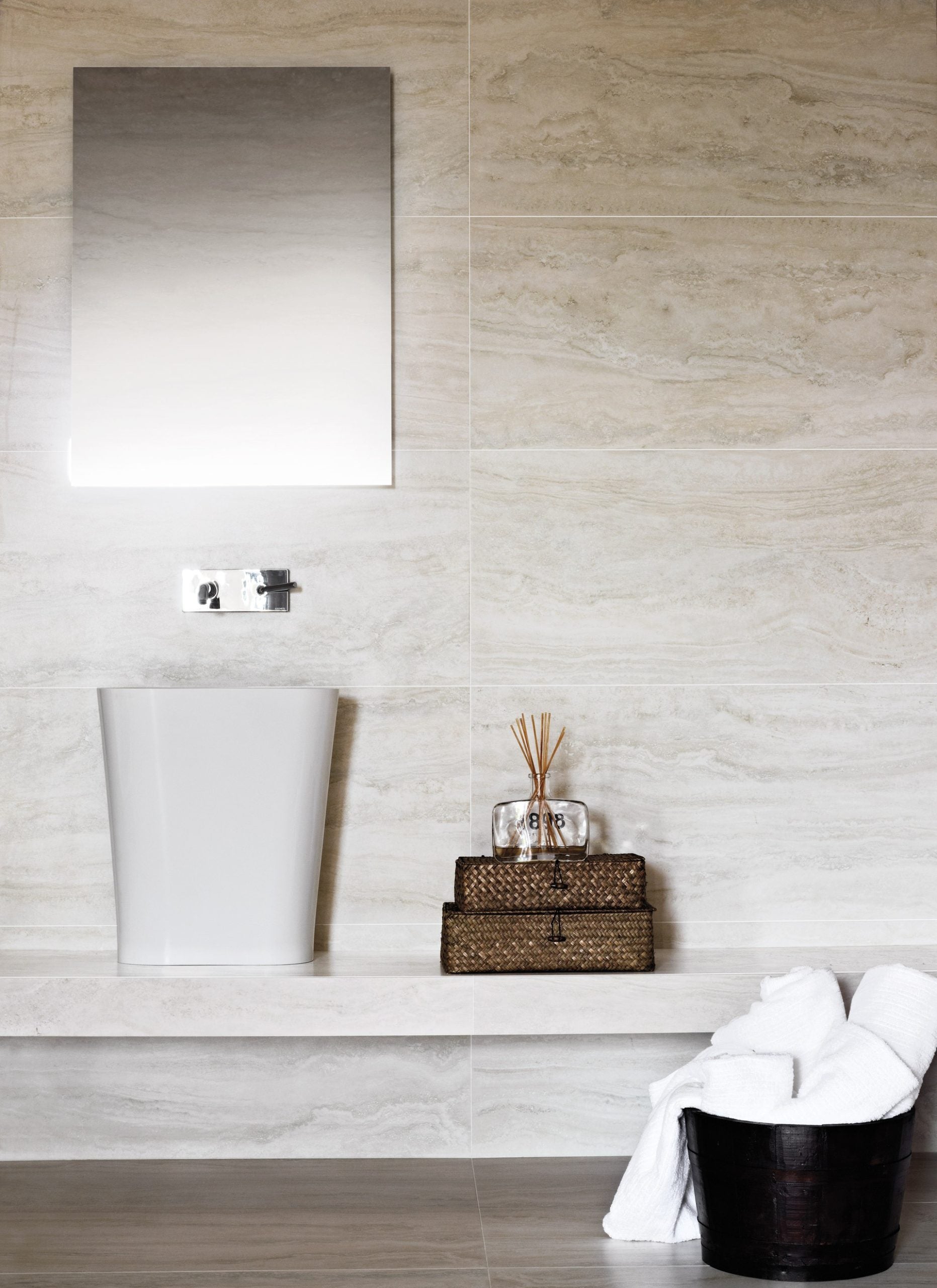 TRAVERTINO NAVONA BIANCO Porcelain Tile